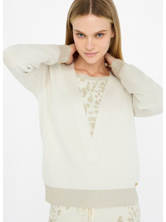 Pull Col Léopard
