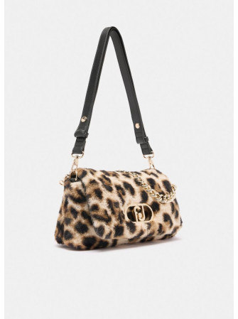 Sac Bandoulière En Fausse Fourrure