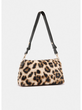 Sac Bandoulière En Fausse Fourrure
