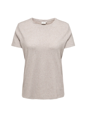 T-Shirt Glitter à Manches Courtes