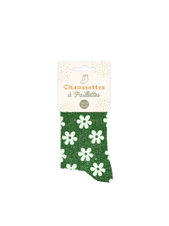 Chaussettes fleurs