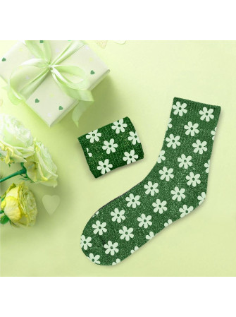 Chaussettes fleurs