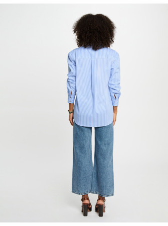 Chemise Rayée Manches Longues