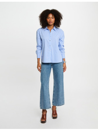 Chemise Rayée Manches Longues