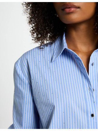 Chemise Rayée Manches Longues
