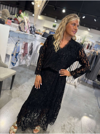 Blouse en Dentelle à Manches Longues