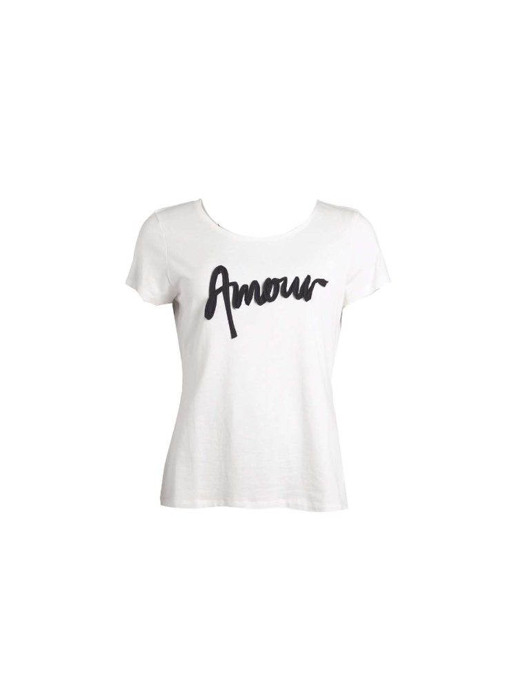 T-Shirt "Amour" à Manches Courtes