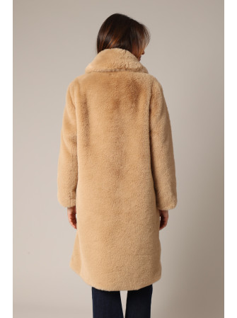 Manteau en Fausse Fourrure