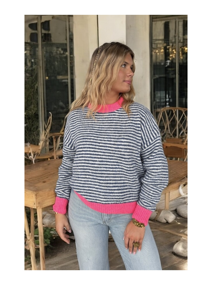 Pull Rayé