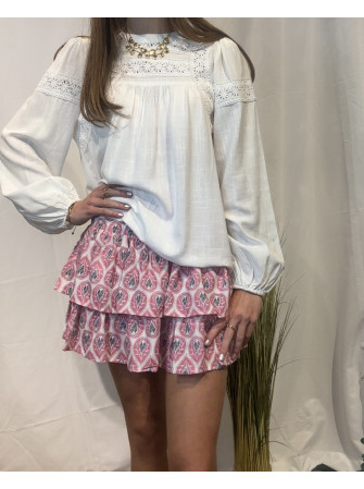 Jupe Short à Volants