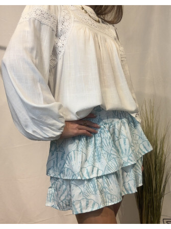 Jupe Short à Volants