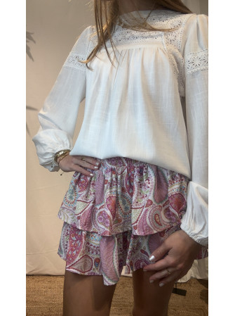 Jupe Short à Volants