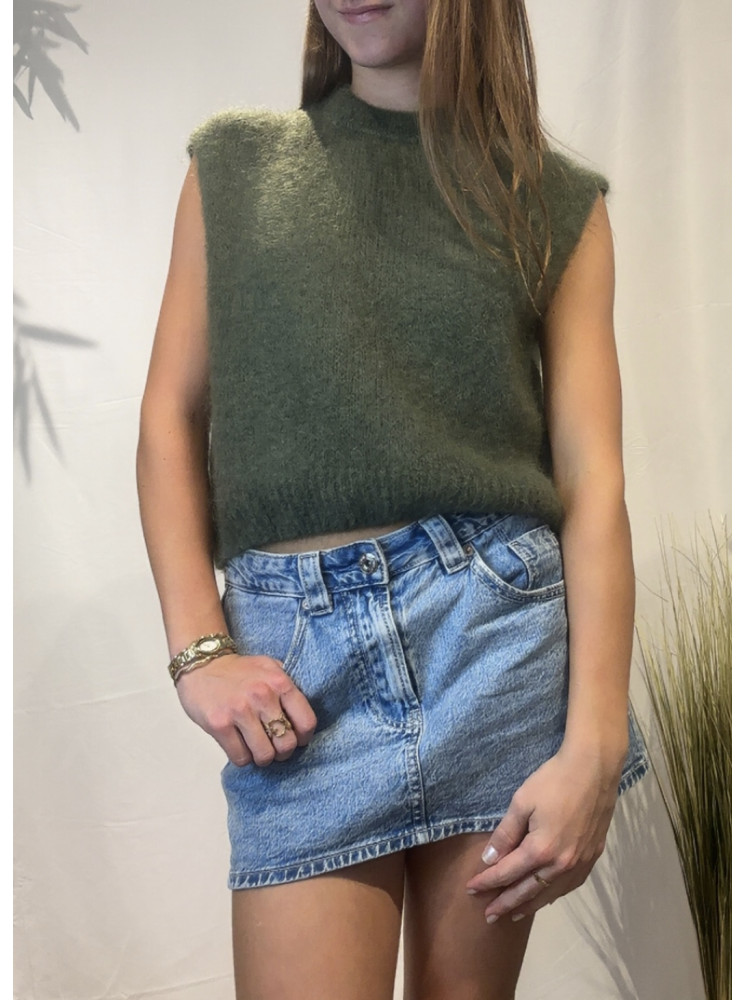 Pull sans manches