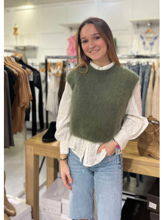Pull sans manches