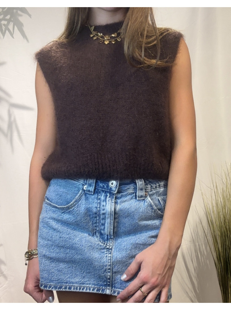 Pull sans manches