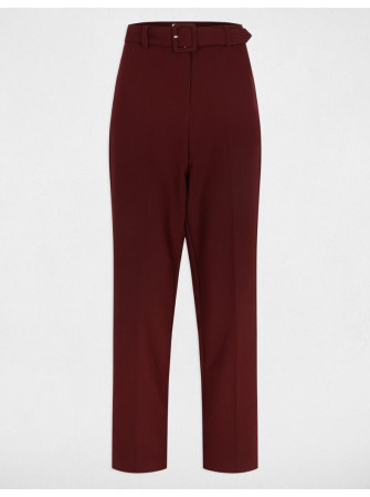 Pantalon Droit Taille Haute