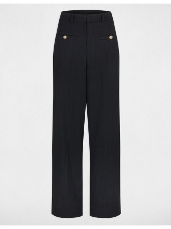 Pantalon Droit Taille Haute