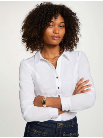 Chemise Ceintrée à Manches...