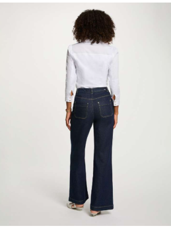 Chemise Ceintrée à Manches Longues