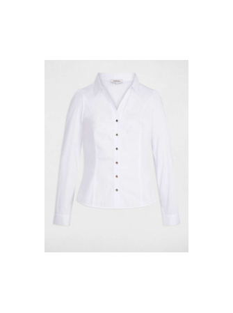 Chemise Ceintrée à Manches Longues