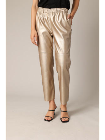 Pantalon Effet "Cuir...