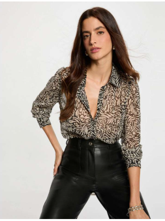 Chemise Voile Imprimée