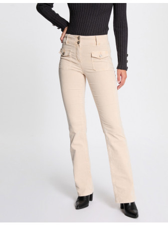 Pantalon en Velours Cotelé