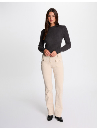 Pantalon en Velours Cotelé