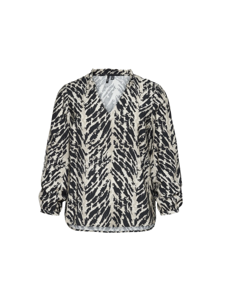 Blouse Imprimée Col V