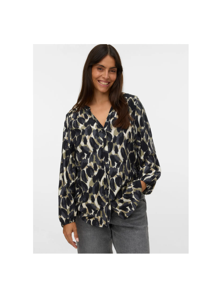 Chemise Imprimée à Manches Longues