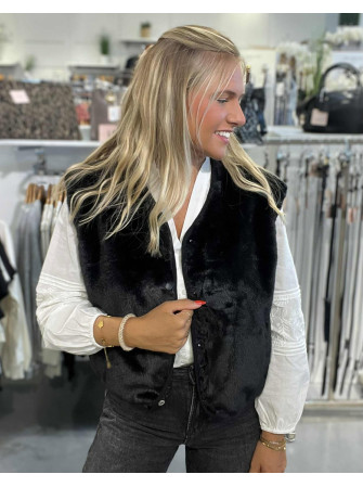 Gilet sans Manches Fausse...