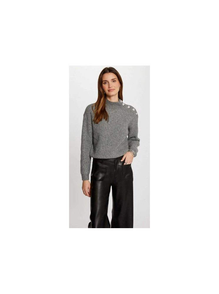 Pull en Maille Col Montant