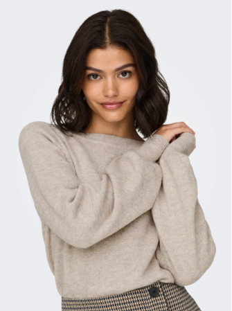 Pull "Glitter" Col Rond
