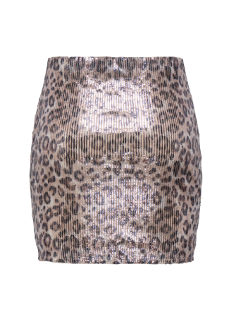 Jupe Léopard en Sequins