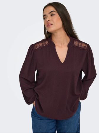Blouse en Col V