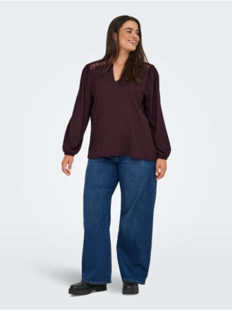 Blouse en Col V