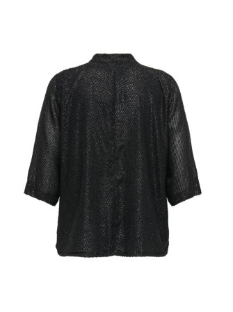 Gilet Brillant Manches 3/4