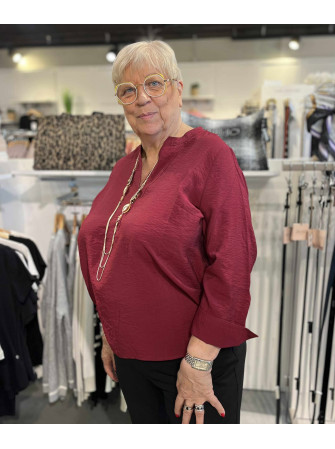 Blouse Col V Manches Longues