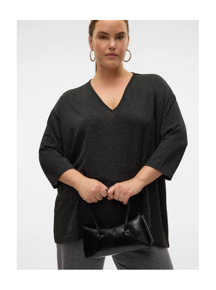 Blouse Col V manches 3/4