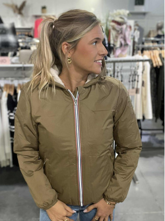 Parka court Imperméable Fourré