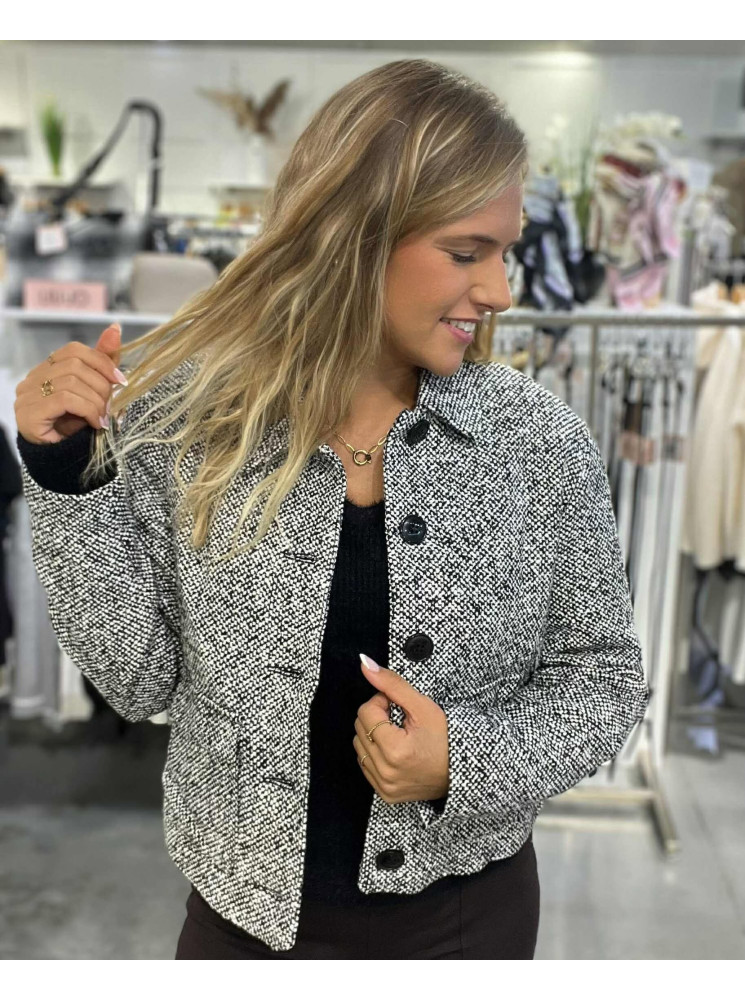 Veste courte tweed