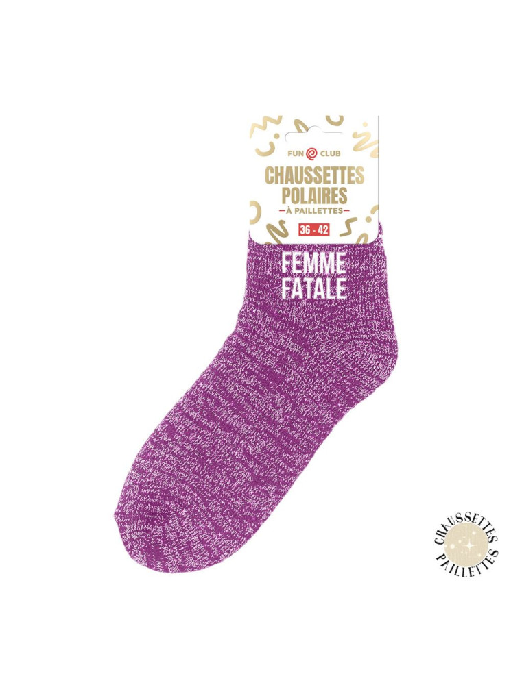 Chaussettes polaire message