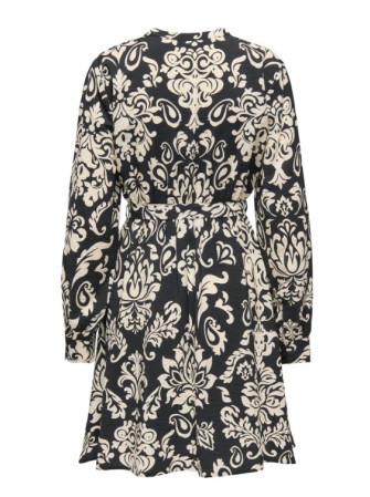 Robe Imprimée avec Ceinture