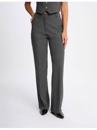 Pantalon Large Rayé