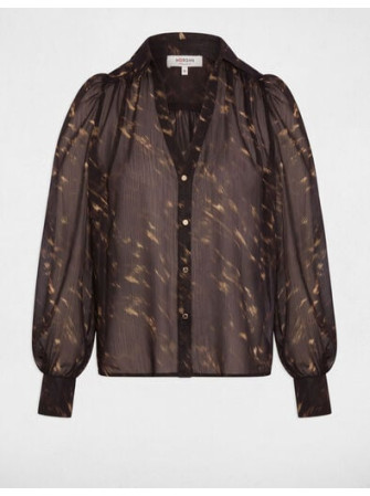 Chemise Transparente à Manches Longues