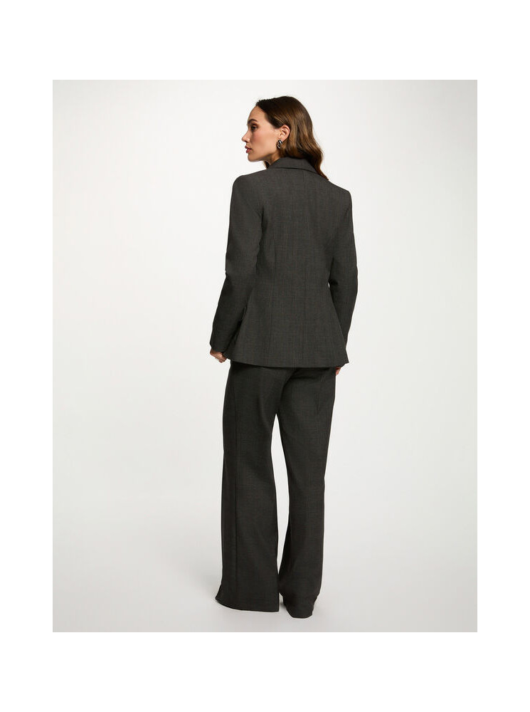 Blazer Droit à Carreaux