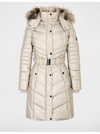 Doudoune Métallisé à Capuche