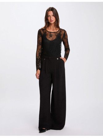 Top Doublé en Dentelle