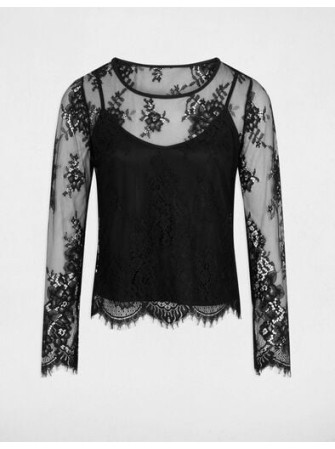 Top Doublé en Dentelle