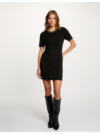 Robe Pailletée à Manches...